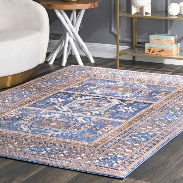 Nuloom Vintage Lorena Tribal Area Rug 6ft RZAB09B-S606 - main